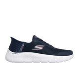 Skechers Womens Go Walk Trainer 124836 Navy/Pink