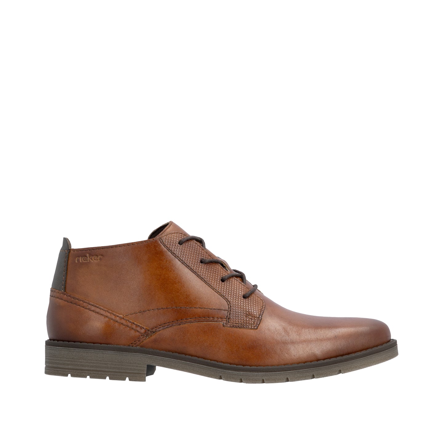 Rieker men's brown lace-up shoe