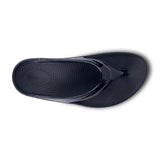 Oofos Womens Sandal Oomega Oolala Black