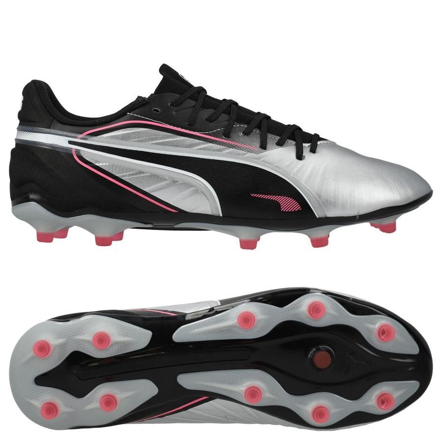 Puma Adults Football Boots King Match FG/AG 02 Puma Silver/Puma Black/ Puma White