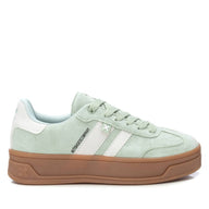 XTI women's suede lace-up trainer