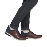 Rieker men's brown lace-up shoe