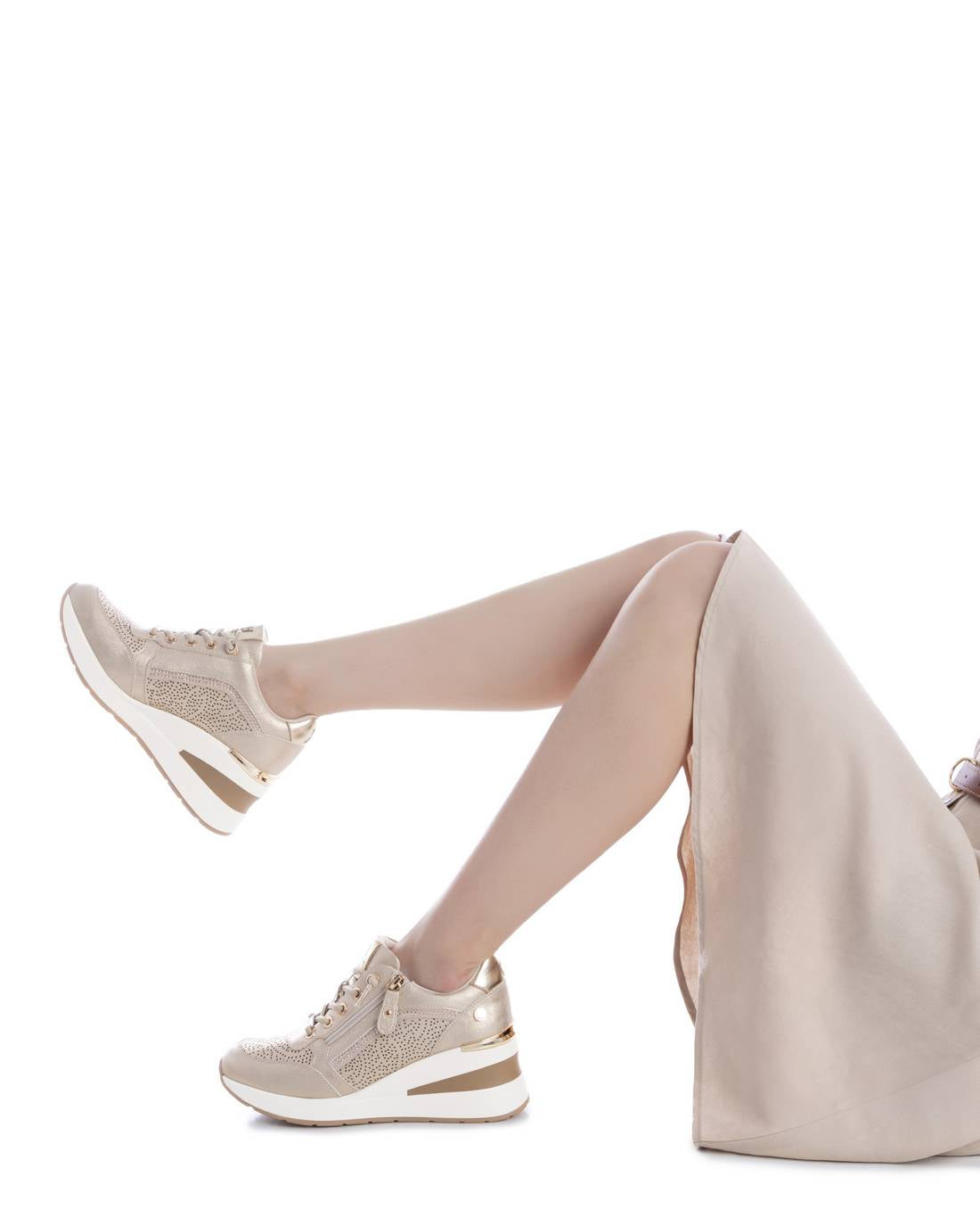 XTI Womens Trainer 145102 Gold