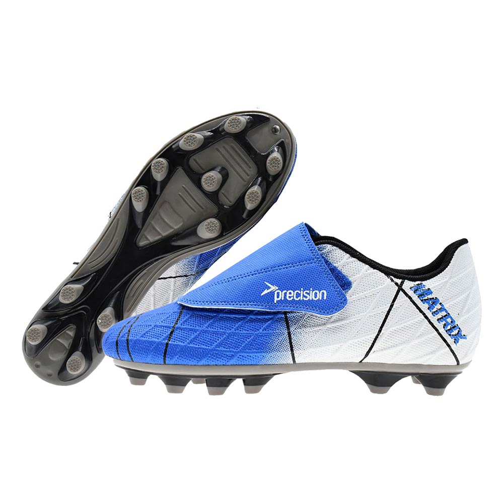 Precision Matrix Junior Football Boots Blue/Black/White