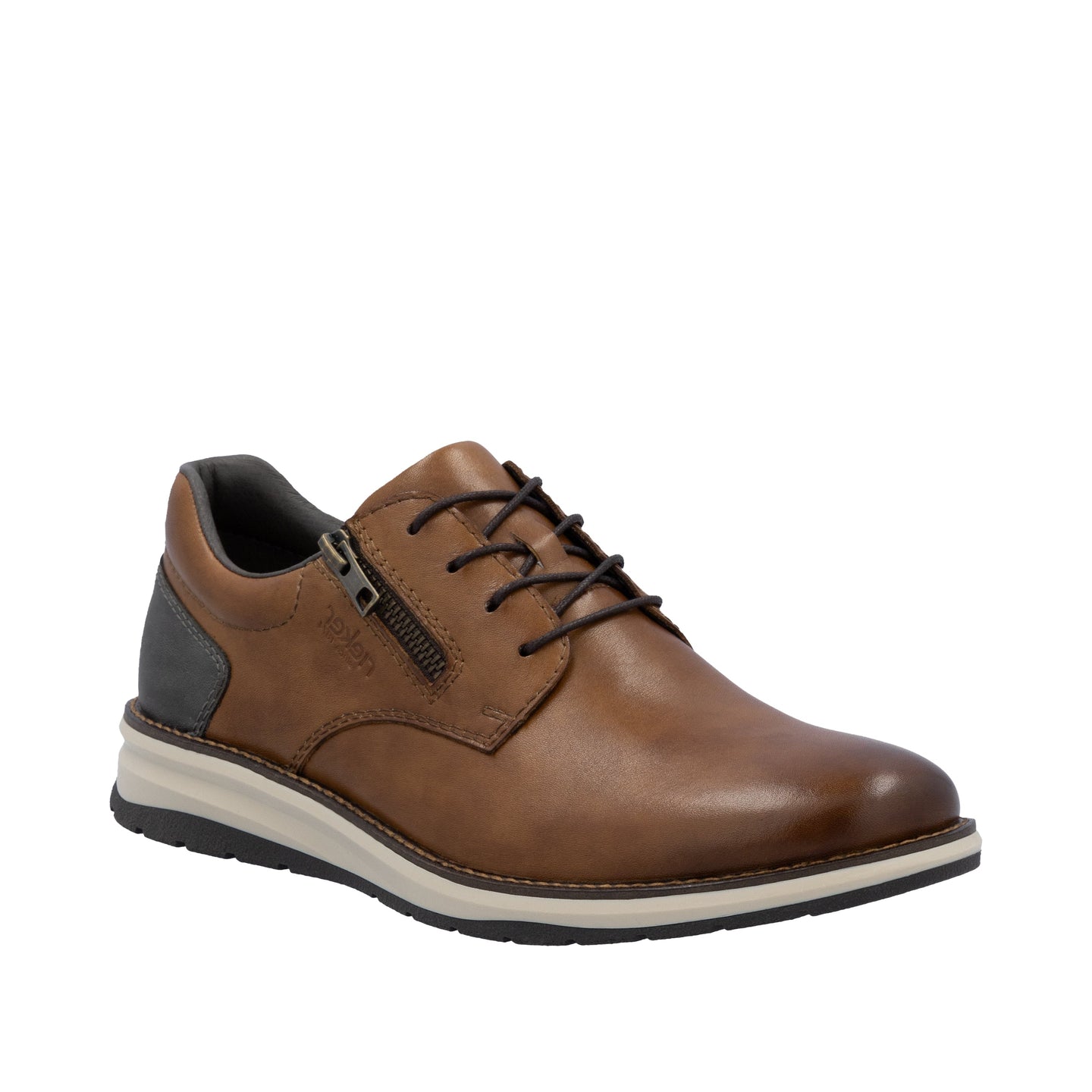 Rieker Mens Shoe 14706-24 Muskat/Smoke