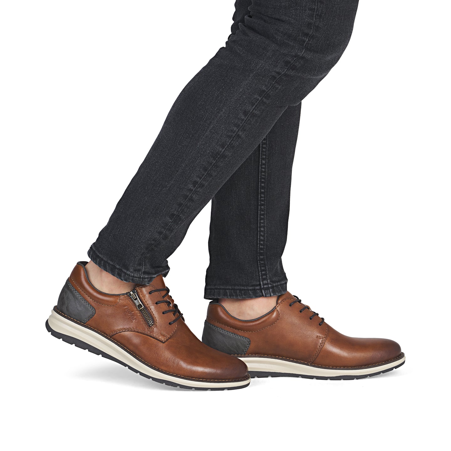 Rieker Mens Shoe 14706-24 Muskat/Smoke