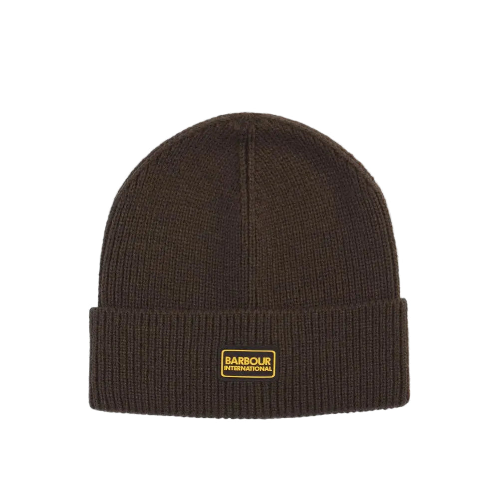 Barbour International Mens Beanie/Scarf Sweeper Legacy Gift Set Sage