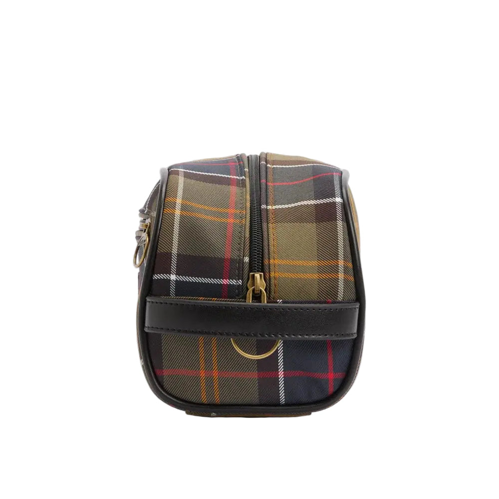Barbour Mens Washbag Tartan Classic/Beacon