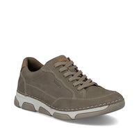 Rieker men's brown leather trainer with zip