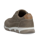 Rieker men's brown leather trainer with zip