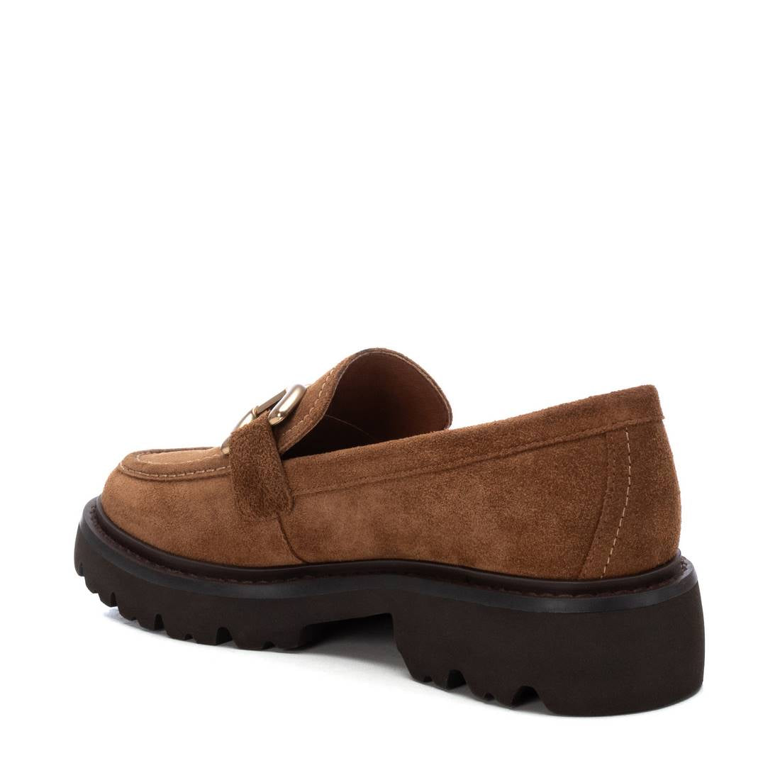 Carmela women's camel leather slip-on shoe