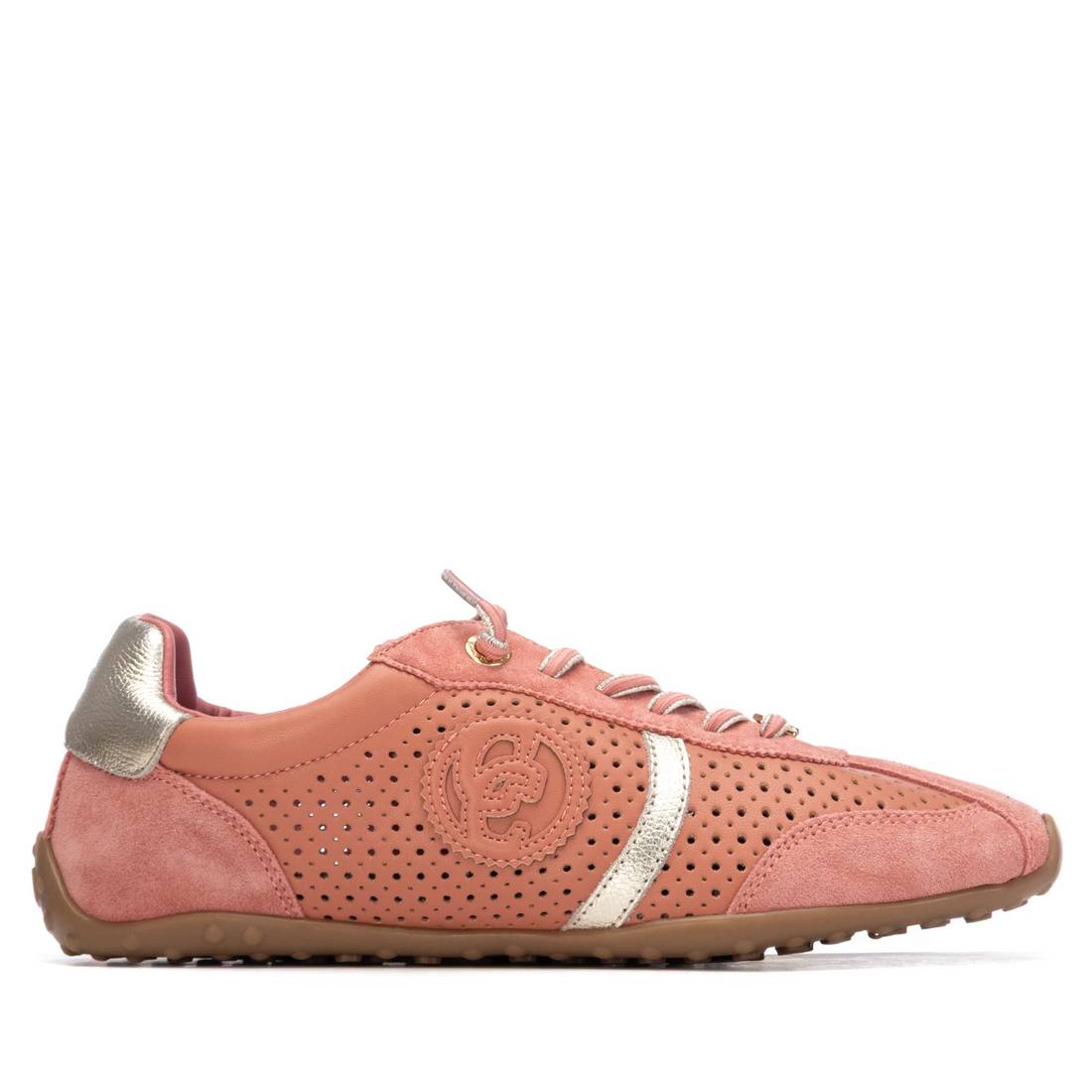 Carmela Womens Trainer 163109 Coral Suede