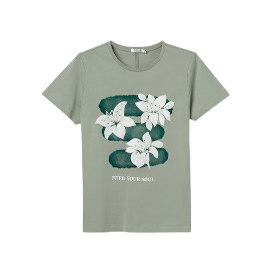 Tiffosi Womens T-Shirt S/S Brandy_3 Hedge Green