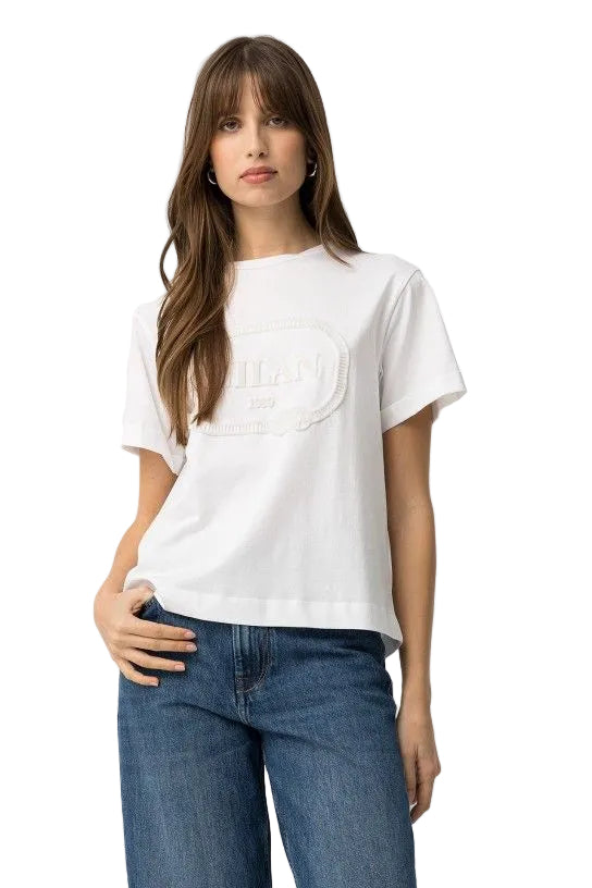 Tiffosi Womens T-Shirt Spacy White