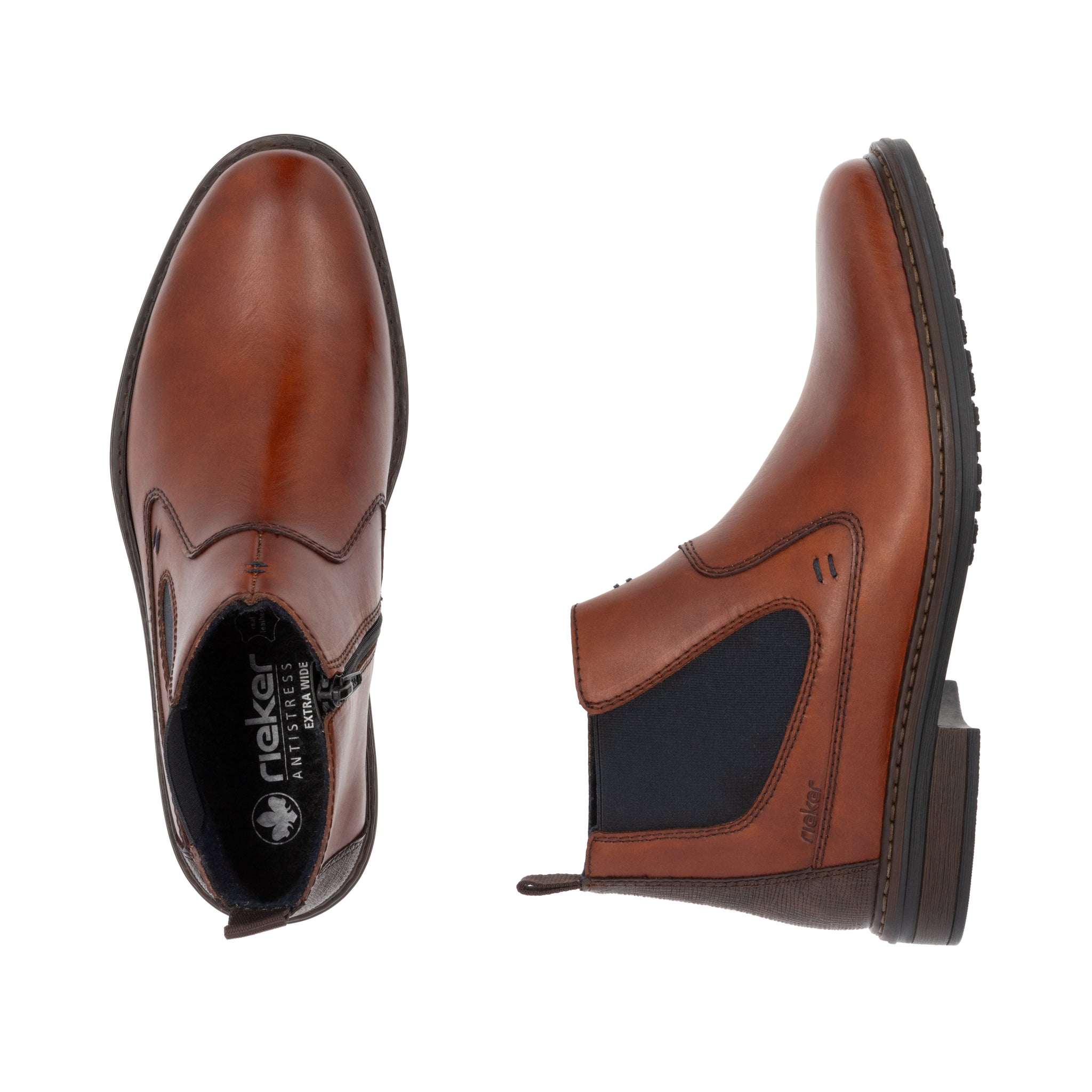 Rieker Mens Boot 17654-22 Noce/Toffee