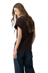 Tiffosi Womens Tamanho T-Shirt Chocolate Brown