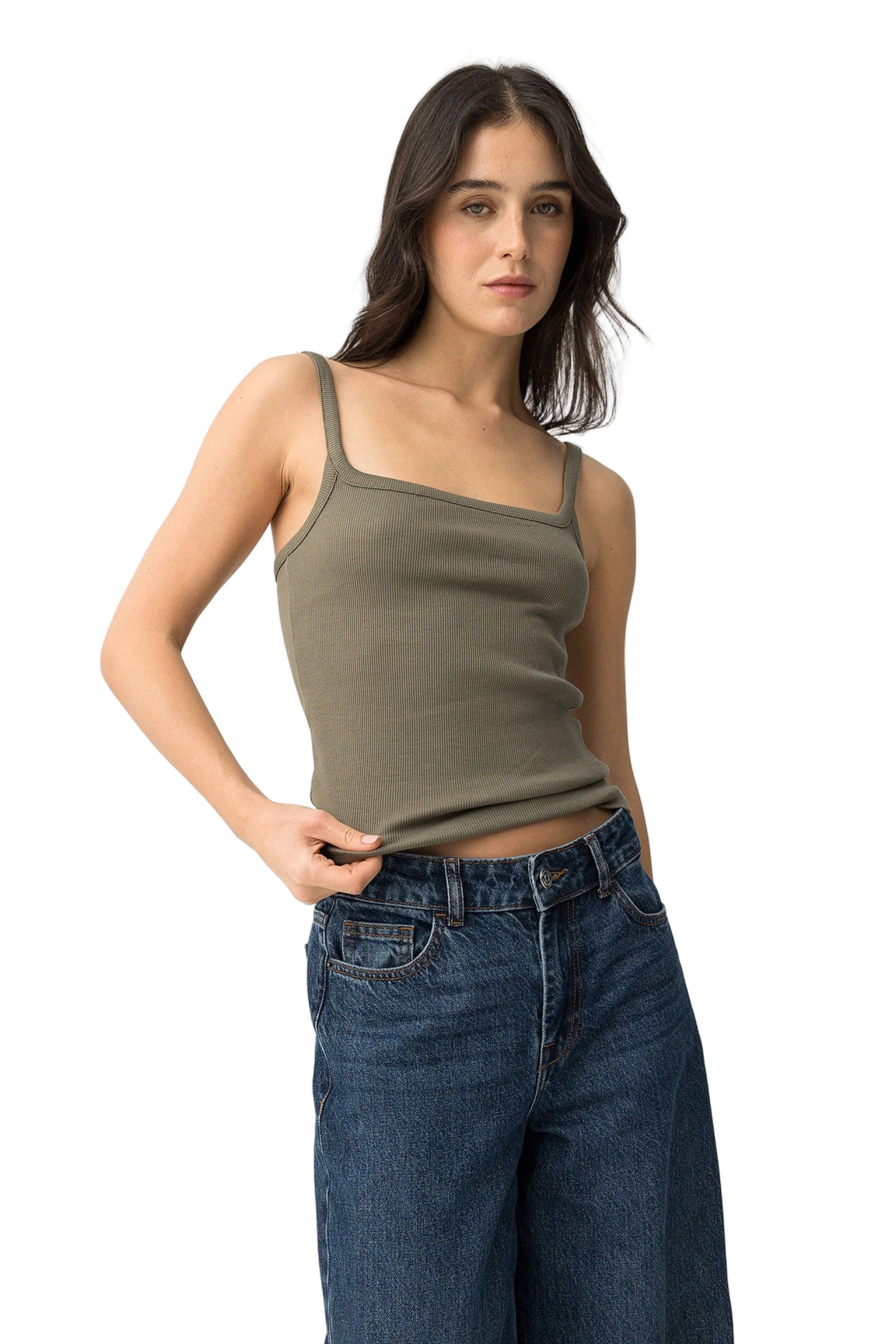 Tiffosi Womens 3 Pack Slim Fit Tops Chocolate Brown