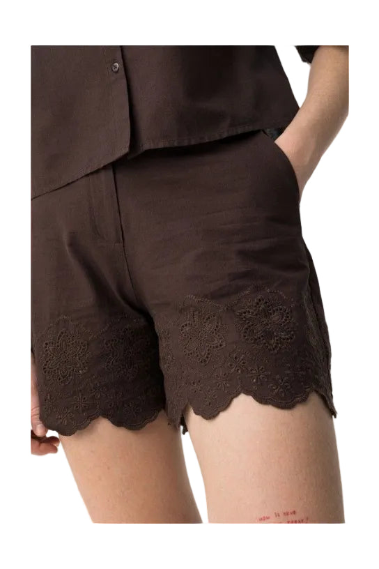 Tiffosi Womens Short Lencastre_B Chocolate Brown