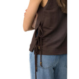 Tiffosi Womens Bresha Top Chocolate Brown