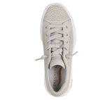 Skechers Womens Trainer Arch Fit Arcade Gem Steps 177221 Taupe/Gold