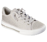 Skechers Womens Trainer Arch Fit Arcade Gem Steps 177221 Taupe/Gold