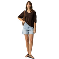 Tiffosi Womens Lana Mom Denim Shorts