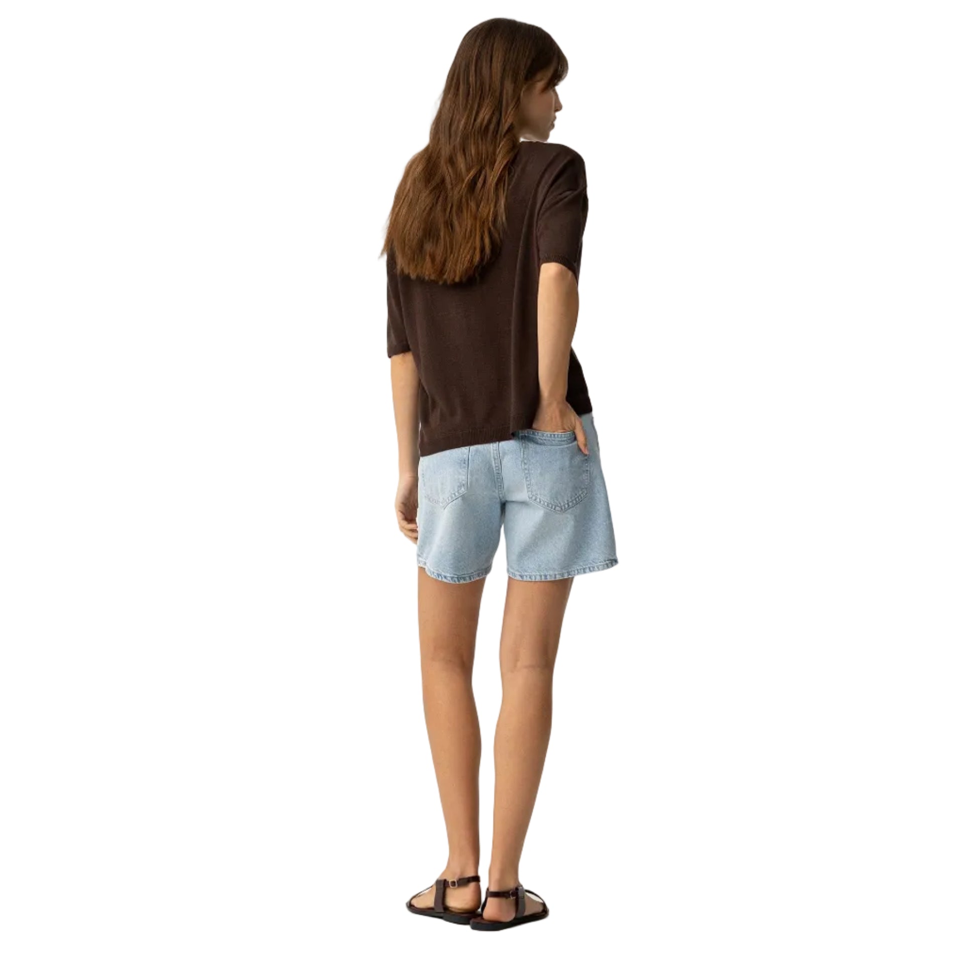 Tiffosi Womens Lana Mom Denim Shorts