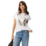 Tiffosi Womens Madrid T-Shirt Star White
