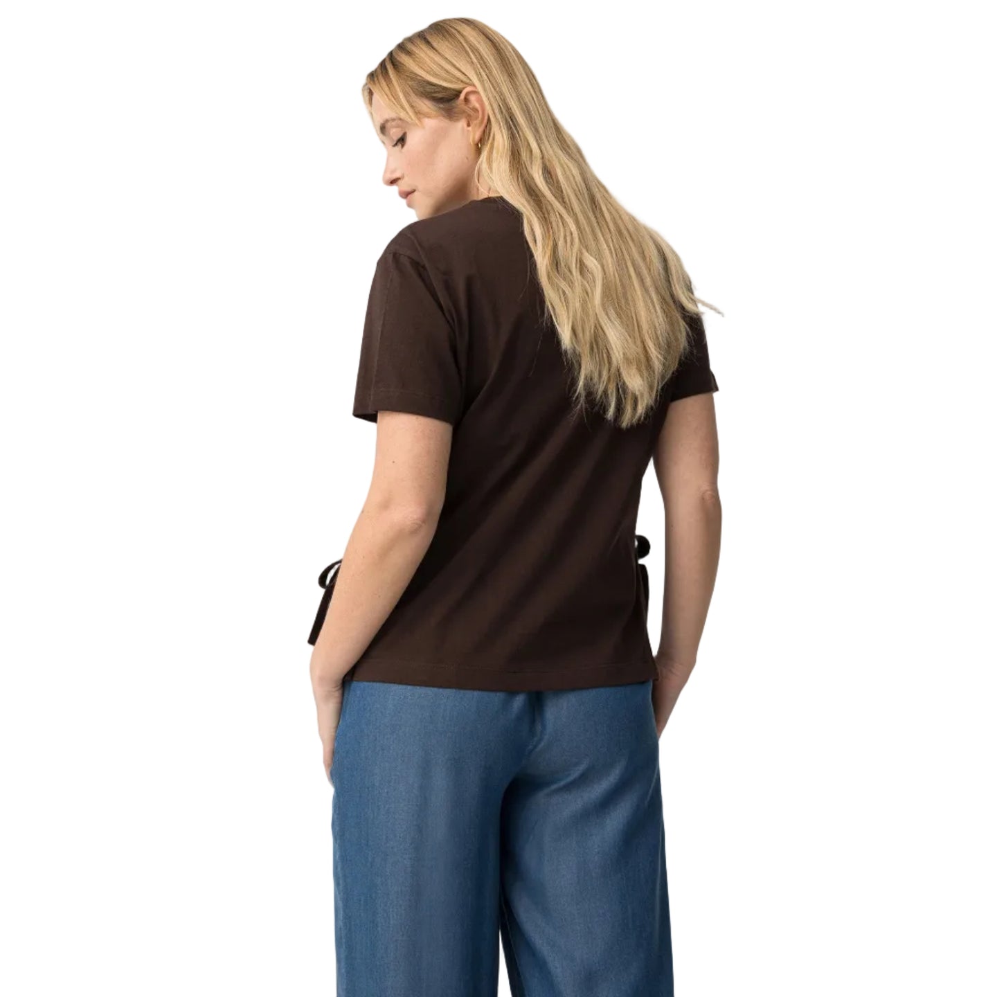Tiffosi women's brown and chocolate t-shirt
