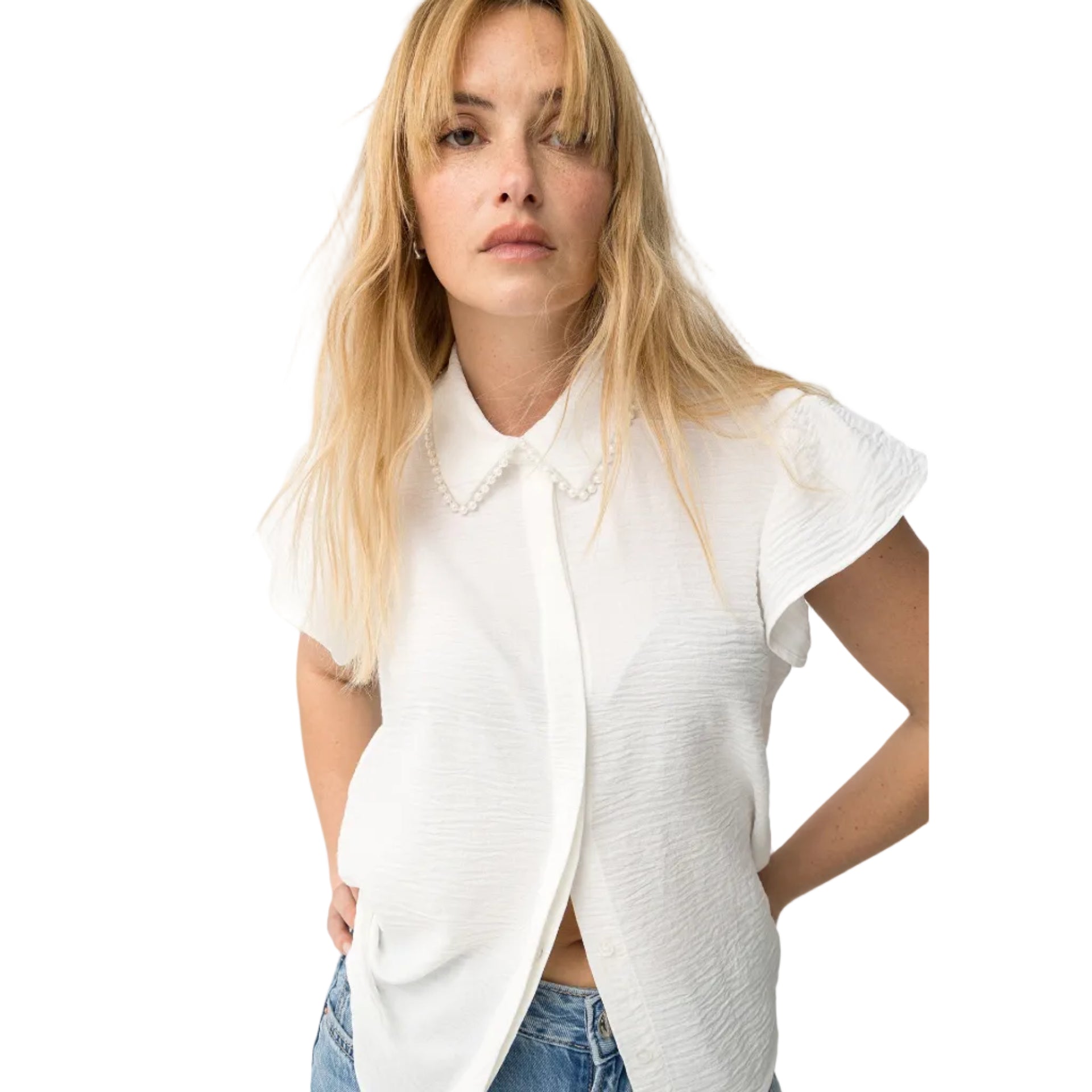 Tiffosi Womens Craty Shirt Star White
