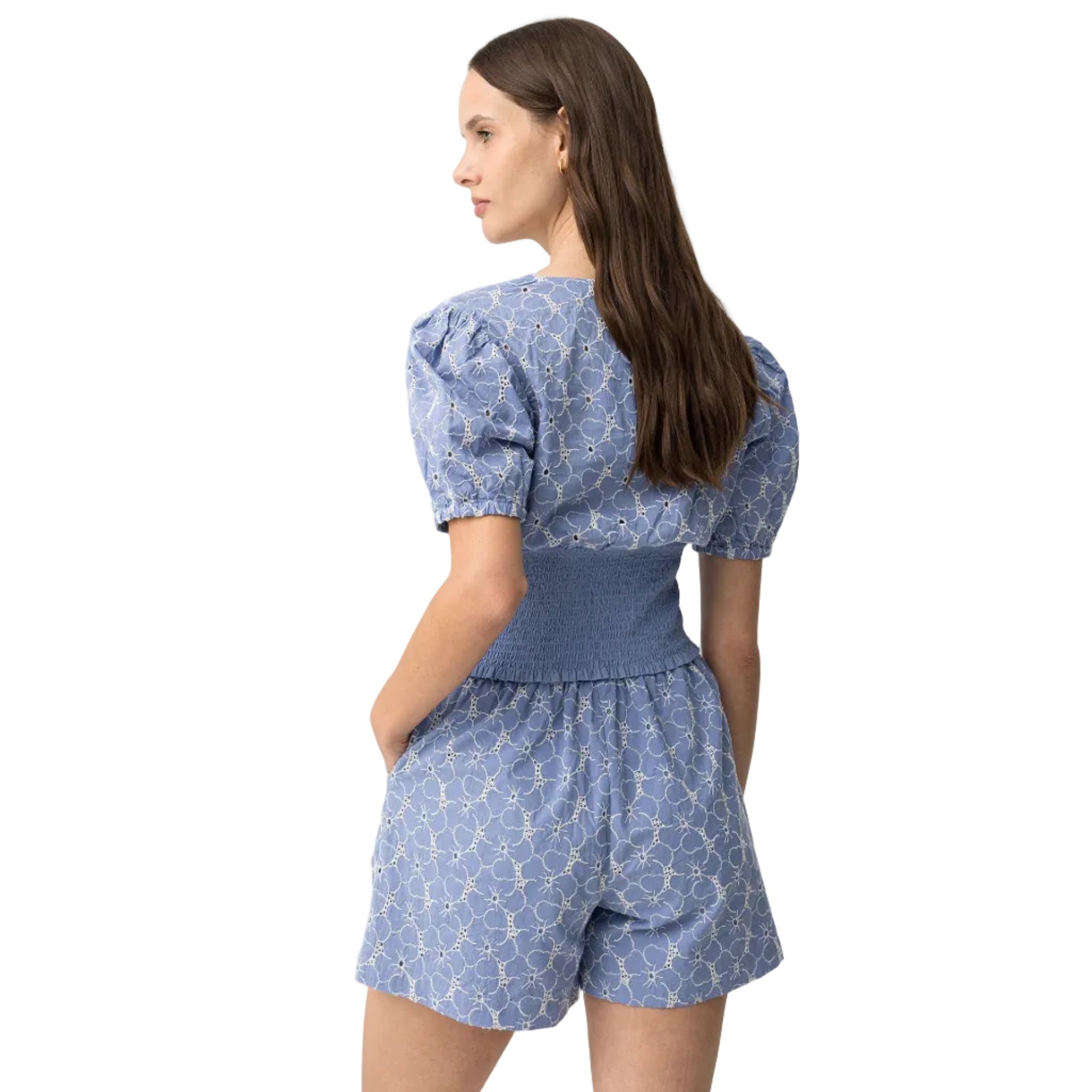 Tiffosi Womens Berat Blouse Baby Blue
