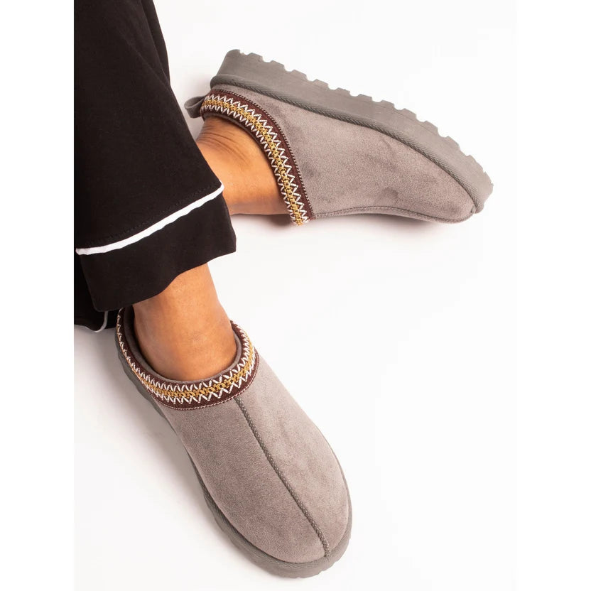 Lunar Womens Slipper Nepal Grey