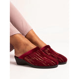 Lunar Womens Slipper Glenda Burgundy