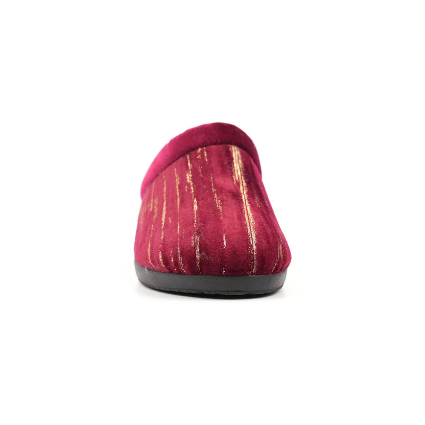 Lunar Womens Slipper Glenda Burgundy