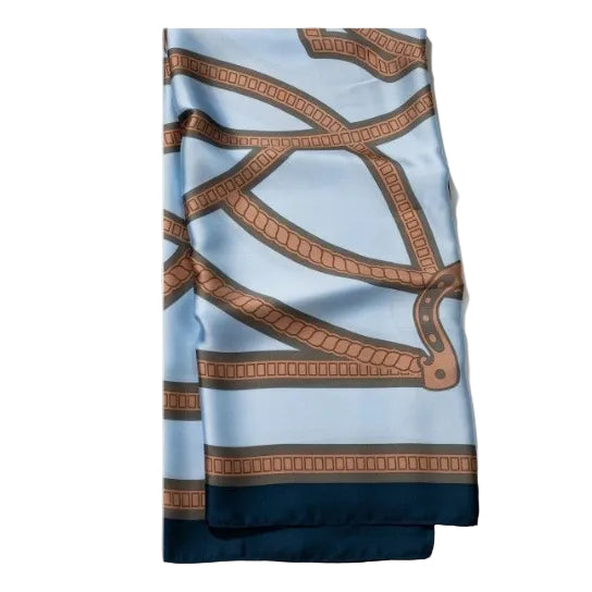 Tiffosi Onyx women's Surf The Web blue scarf