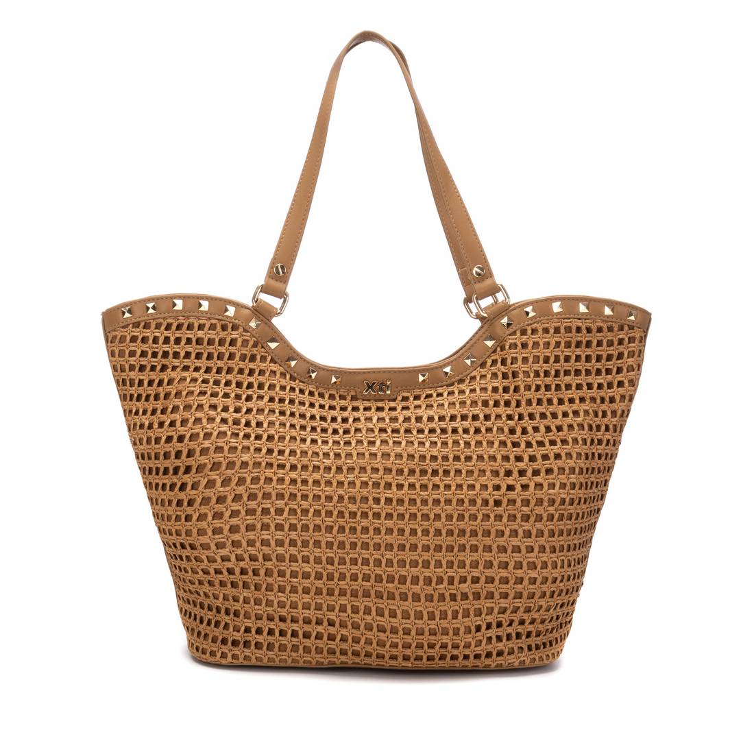 XTI Womens Shoulder Bag 184556 Camel