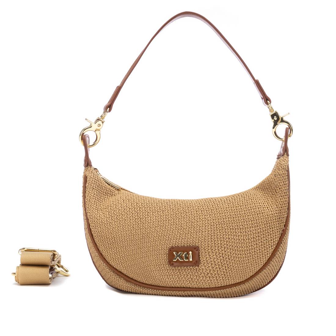 XTI Womens Shoulder Bag 184579 Taupe