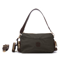 XTI women's khaki shoulder bag