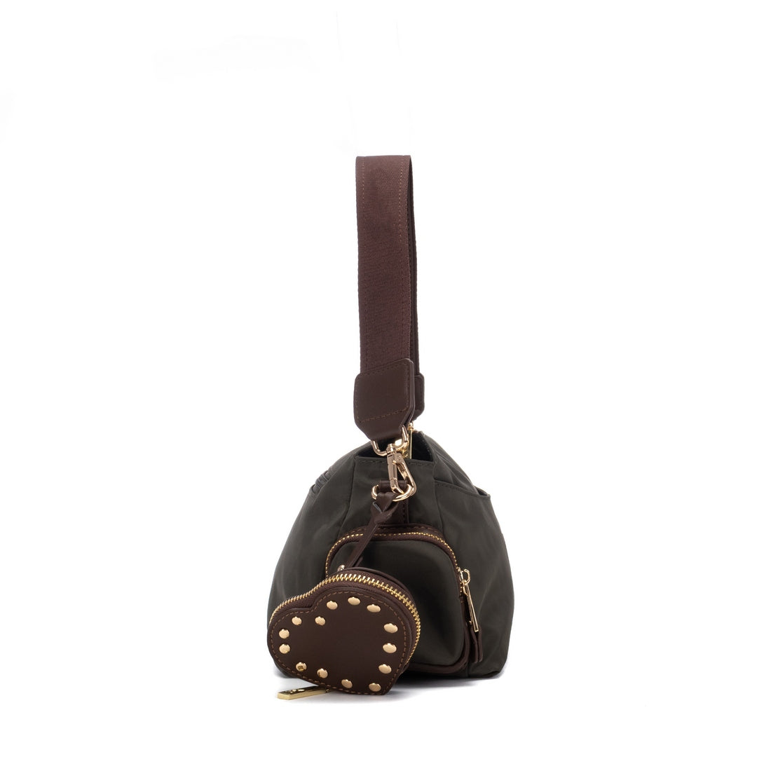 XTI women's khaki shoulder bag