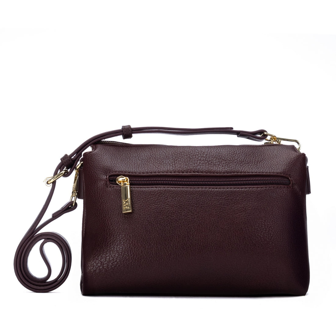 XTI Womens Cross Body Bag 184667 Burgundy