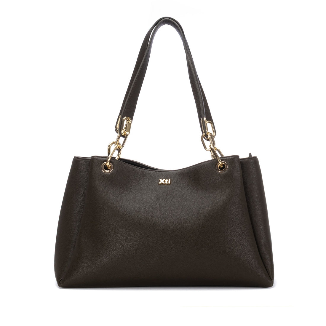 XTI Womens Shoulder Bag 184679 Kaki