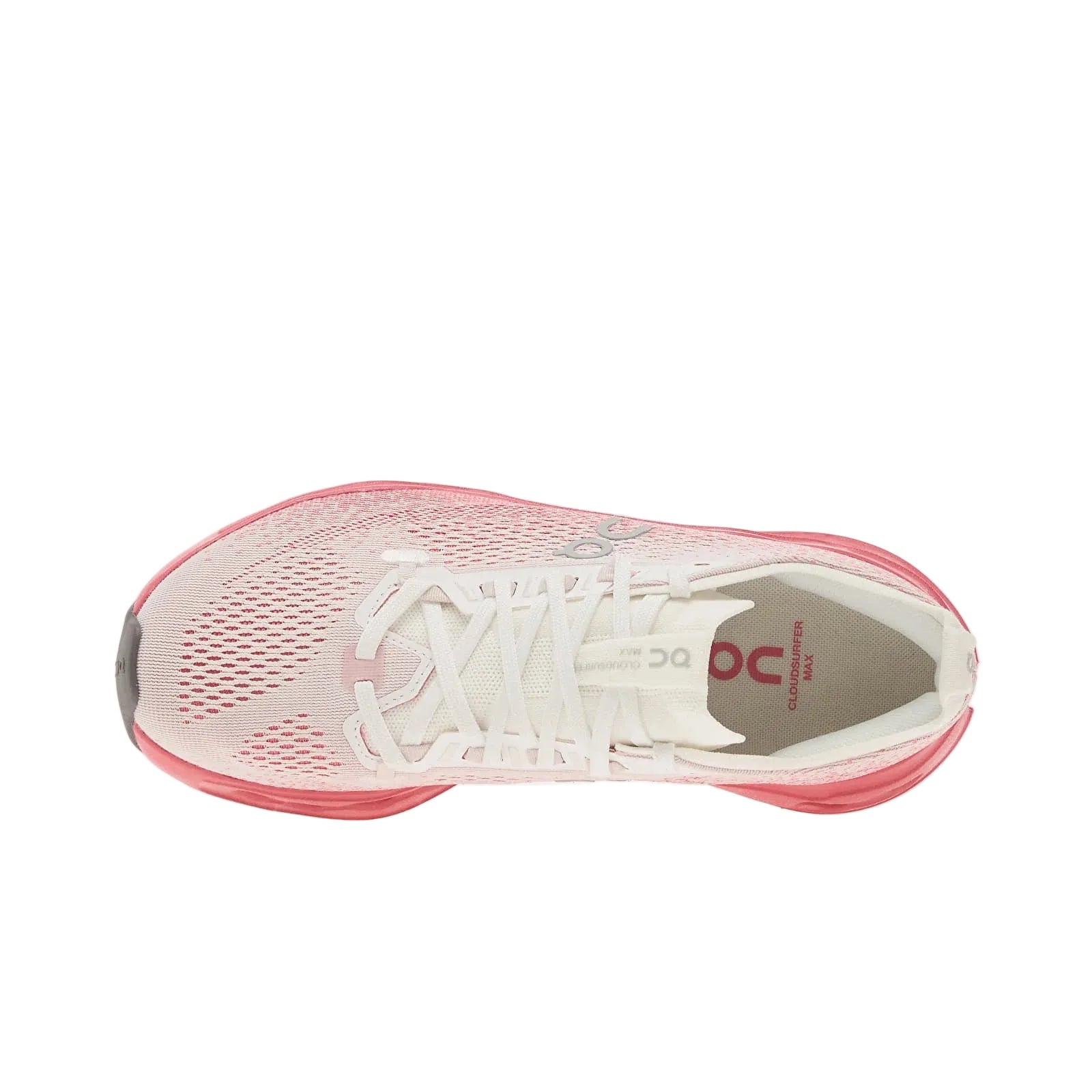 On Running Womens Trainer Cloudsurfer Max White/Camellia