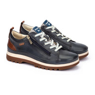 Pikolinos women's navy leather lace-up shoe