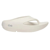 Oofos Womens Ooriginal Plus Sandal Chalk
