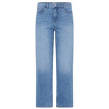 Ichi Womens Ihtwiggy Raven Jeans Denim Authentic Blue