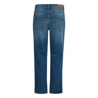 Ichi Womens Twiggy Raven Jeans Medium Blue