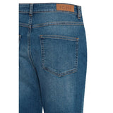 Ichi Womens Twiggy Raven Jeans Medium Blue