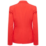 Ichi Womens Blazer Lexi Poppy Red