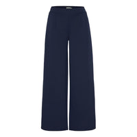 Ichi Womens Pants Kate Long Wide Maritime Blue