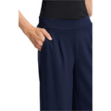 Ichi Womens Pants Kate Long Wide Maritime Blue